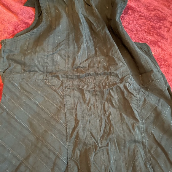 Women’s large black sleeveless blouse - Picture 3 of 5